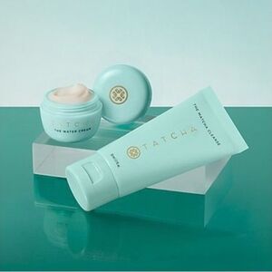 Tatcha Water Cream 10ml & Matcha Cleanse 50ml NEW Bundle